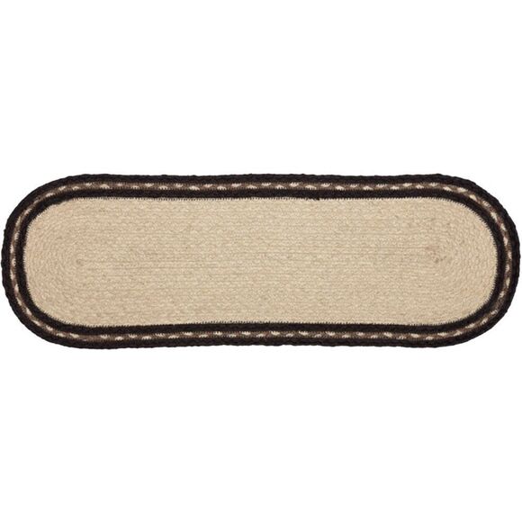 Farmhouse Jute Braided Table Runner 8x24 Country Charm Cottagecore Rustic - Picture 3 of 4